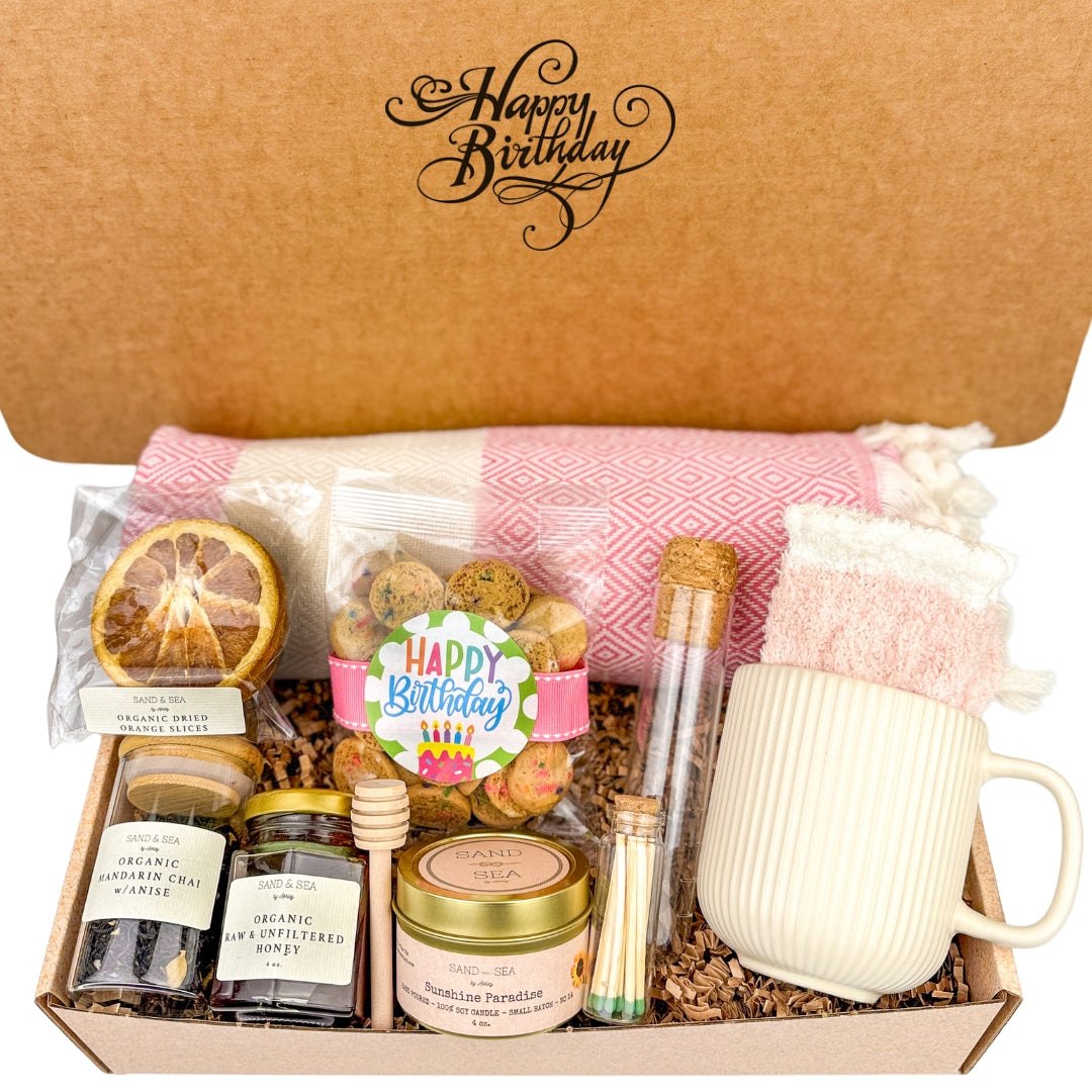Self Care Gift Box for Woman Birthday Gift Basket for Her with