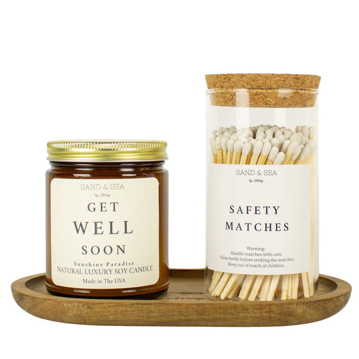 Get Well Soon Candle Gift Sets - Sand and Sea by Ashley