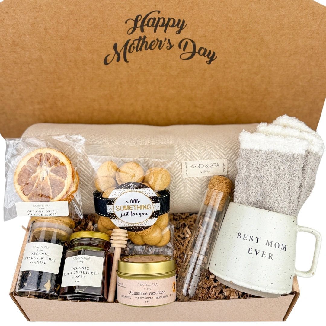 Gift Baskets for Mom | Care Package for Mother – Sand \u0026 Sea by Ashley, image size:1080x1080