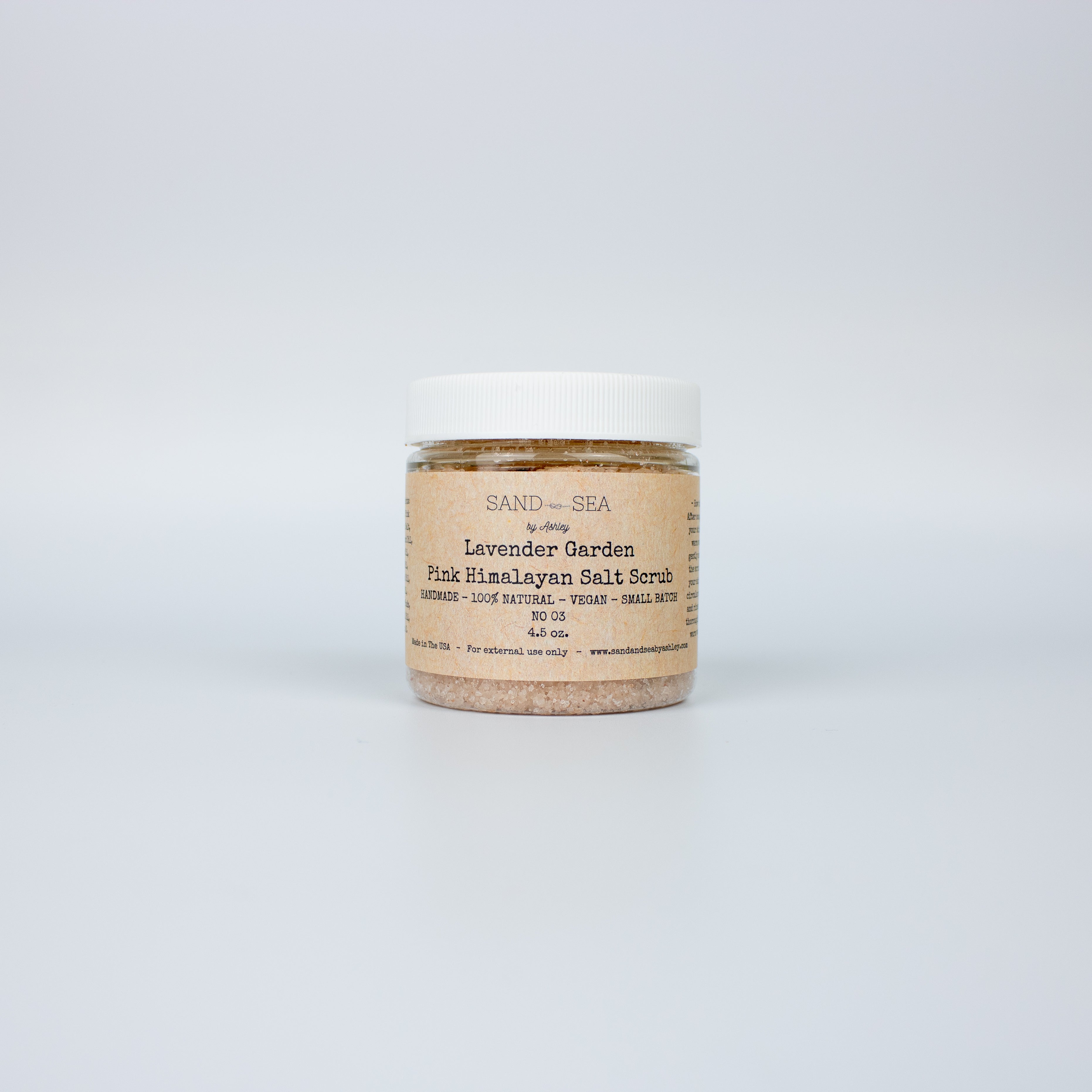 Lavender Garden Pink Himalayan Salt Body Scrub 4.5 oz – Sand & Sea by ...