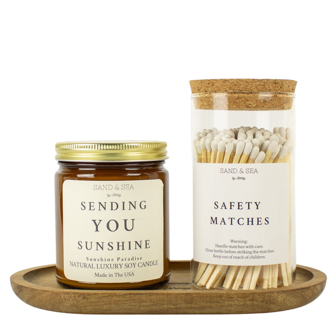Sending You Sunshine Candle Gift Sets for Her