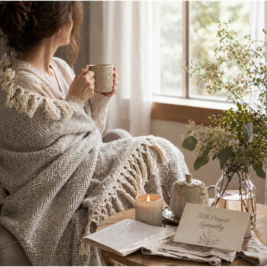 Sympathy Gift Baskets - Sand & Sea by Ashley