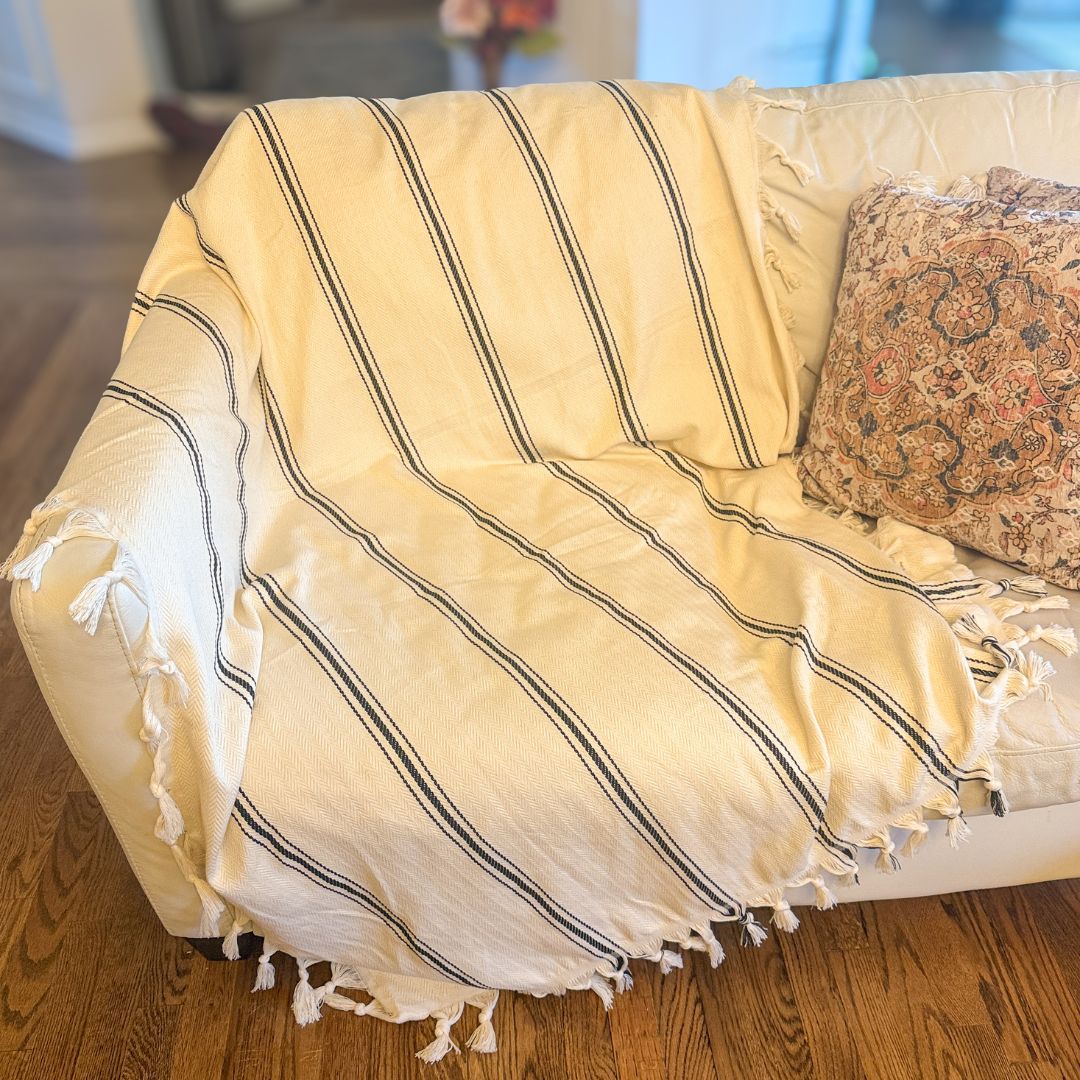 Harvest_Coast_Farmhouse_Throw_on_the_coach Sand and Sea by Ashley