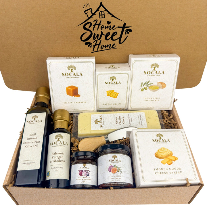 Housewarming Gift Basket for New Homeowners | Gourmet New Home Gift Box