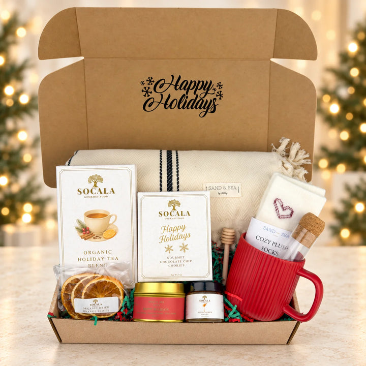 Holiday Gift Baskets for Christmas | Deluxe Holiday Gift Box