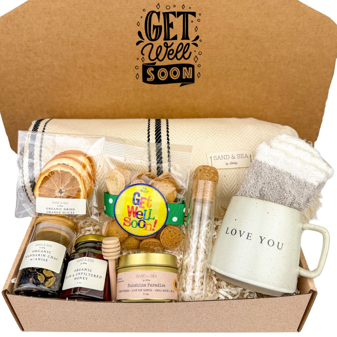 Get Well Gift Baskets Sand Sea by Ashley