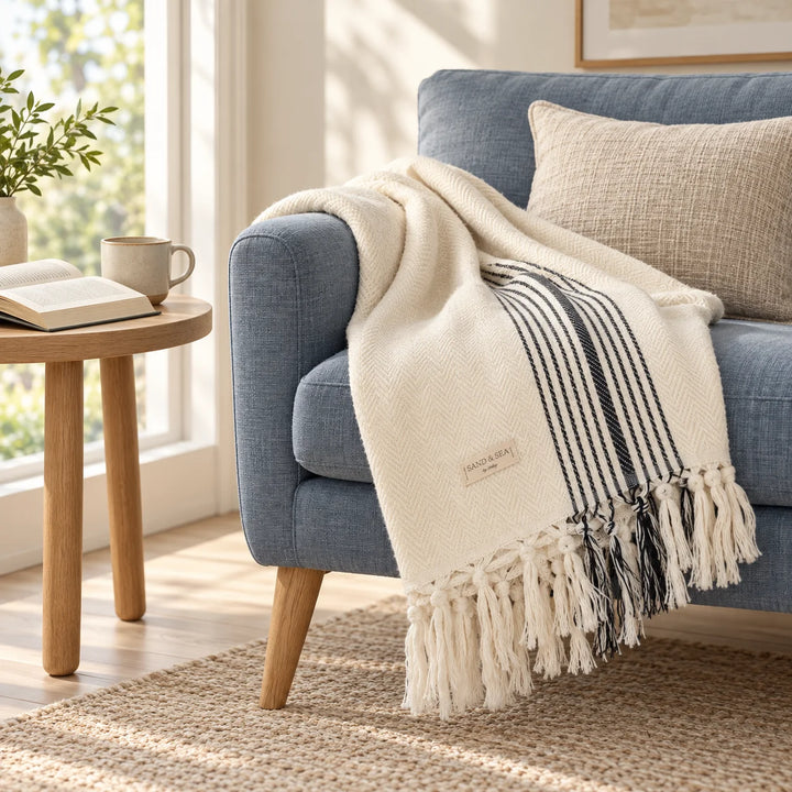 Sending Hugs Throw Blanket and Tea Gift Set