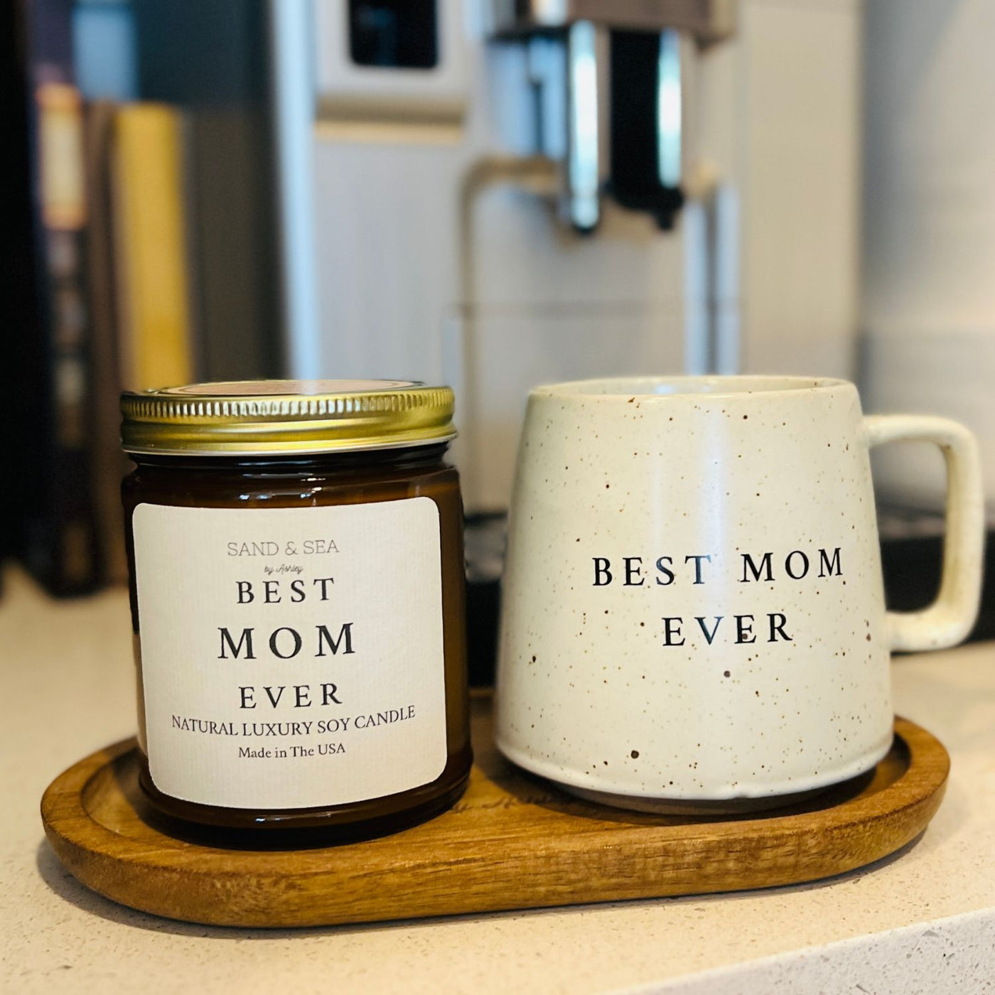 Best Mom Ever Japanese Style Handmade Stoneware 12 oz Coffee Mug