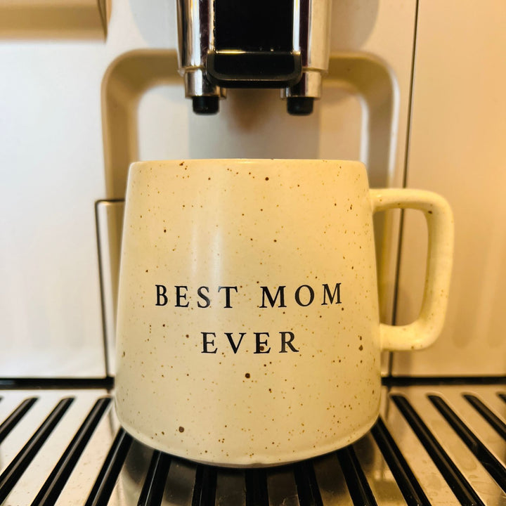 Best Mom Ever Japanese Style Handmade Stoneware 12 oz Coffee Mug