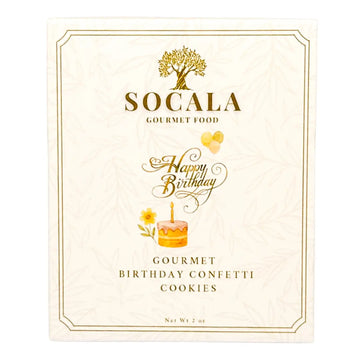 Happy Birthday Crispy Bite Size Cookies 2 oz - (Cannot Be Sold Separately)
