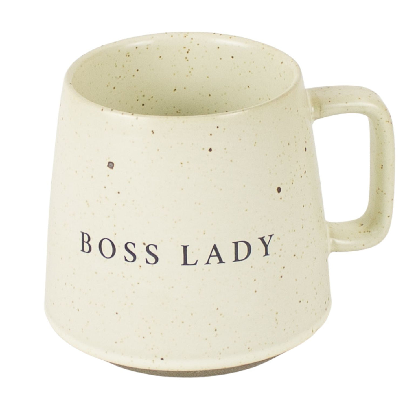 Boss Lady Japanese Style Handmade Stoneware 12 oz Coffee Mug