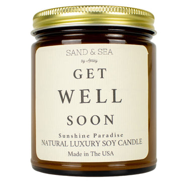 Get Well Soon Soy Candle - Sunshine Paradise - 9 oz
