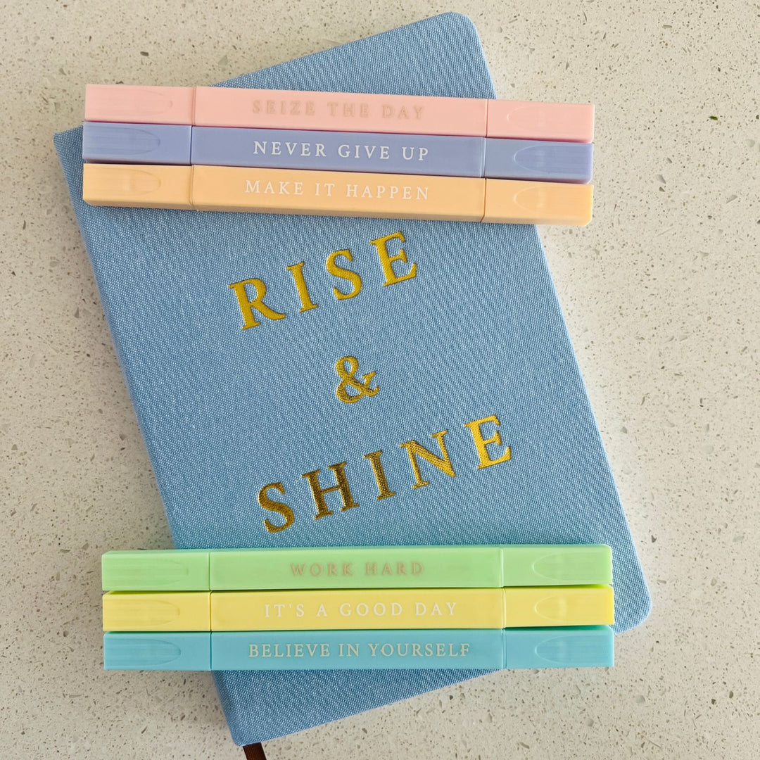 Inspirational Highlighter Pen Set - 6 Pieces