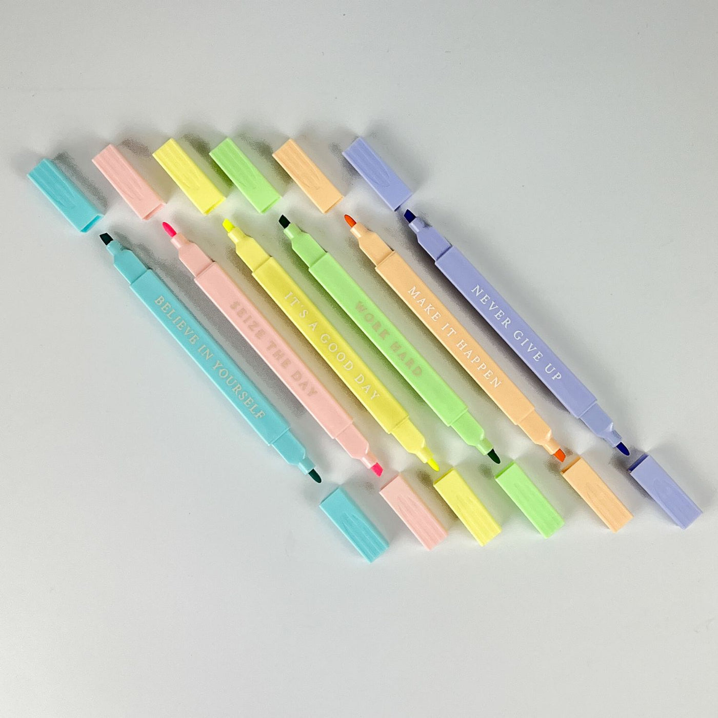 Inspirational Highlighter Pen Set - 6 Pieces
