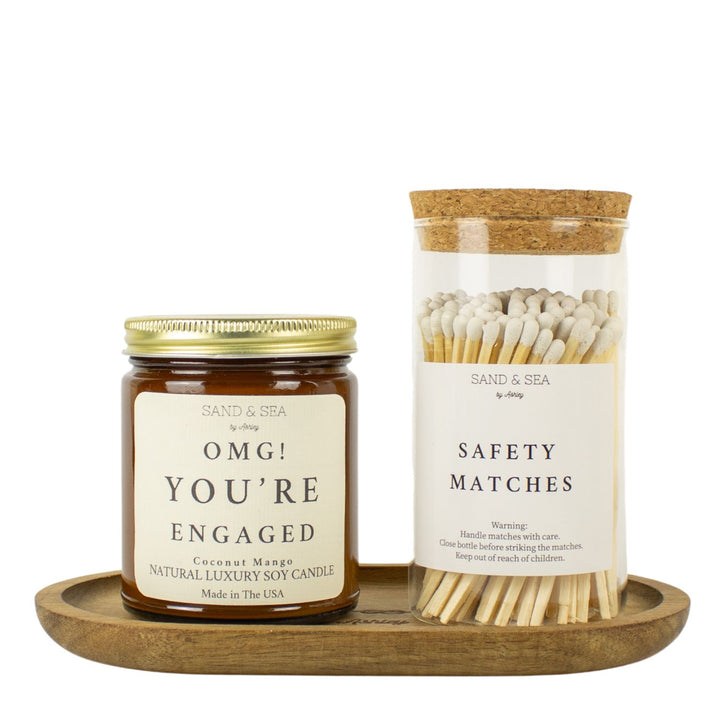 OMG! You're Engaged Candle Gift Sets for The Bride to Be