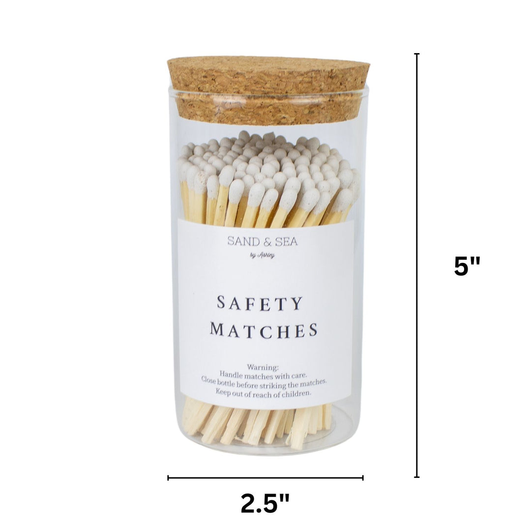 4" Safety Matches - White Tip