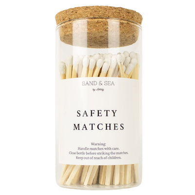 4" Safety Matches - White Tip