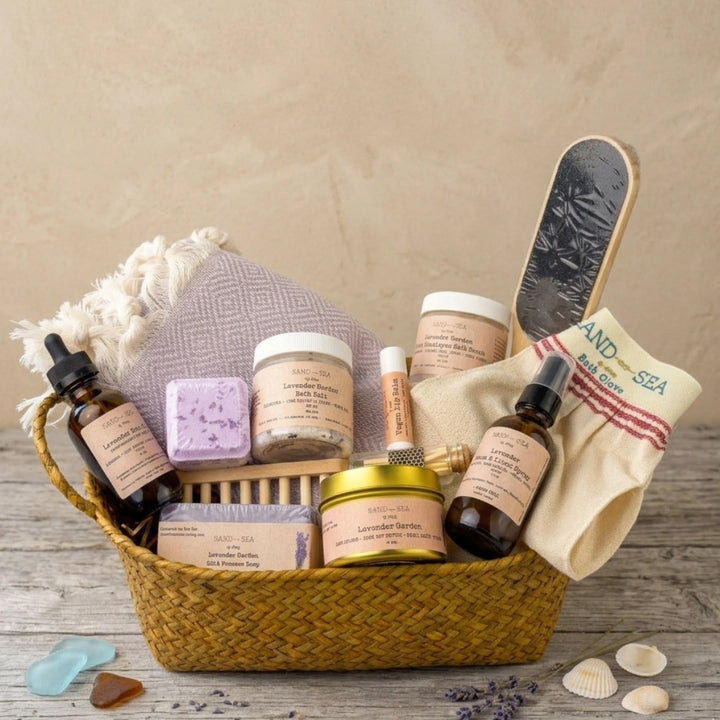 Send Calming Box Sending Calm – Lavender Gift Box – Sand & Sea by Ashley