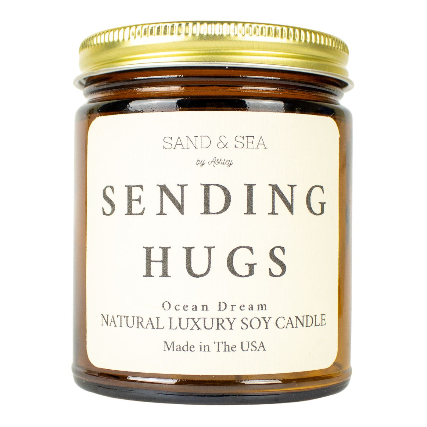 Sending Hugs Gift Box for Women, Best Friend Gifts w/Tea, Honey, Sending Hugs Candle, Safety Matches
