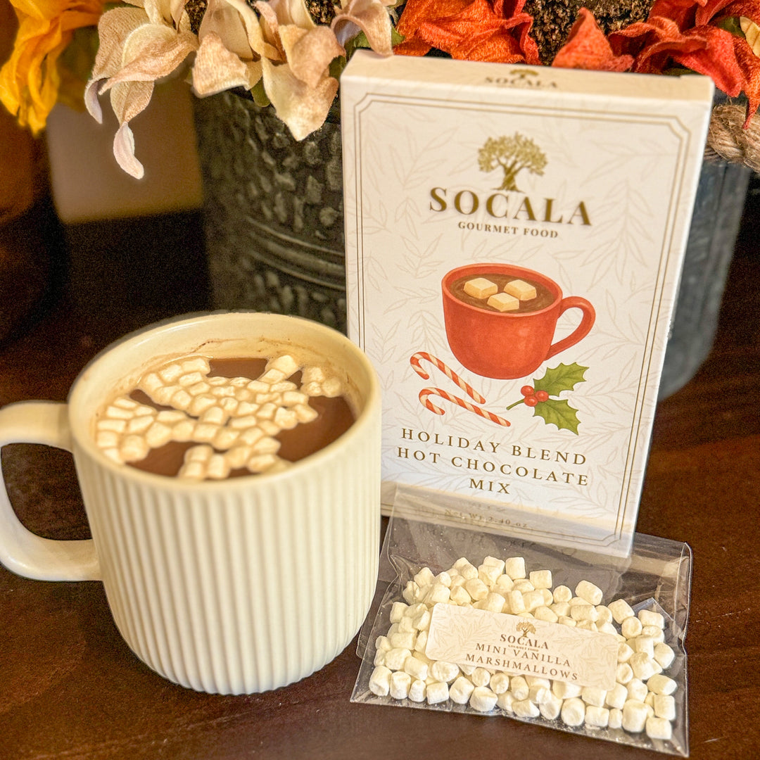 Holiday Gift Sets | Christmas Care Package with Cozy Blanket Basket