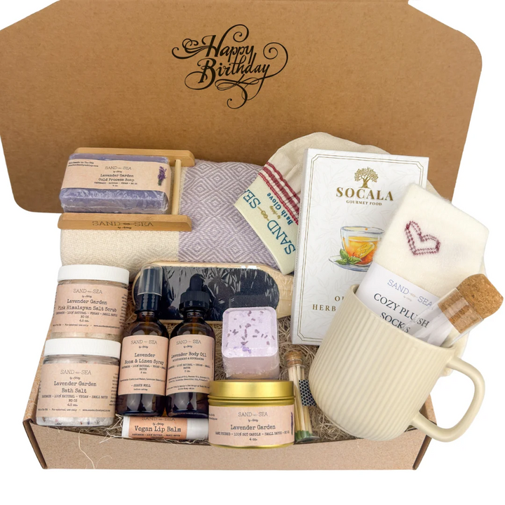 Ultimate Luxury Birthday Gift Box | Relaxing Lavender Aromatherapy
