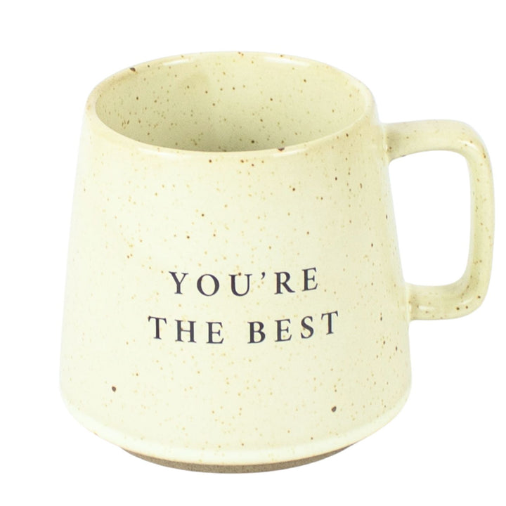 You're The Best Japanese Style Handmade Stoneware 12 oz Coffee Mug