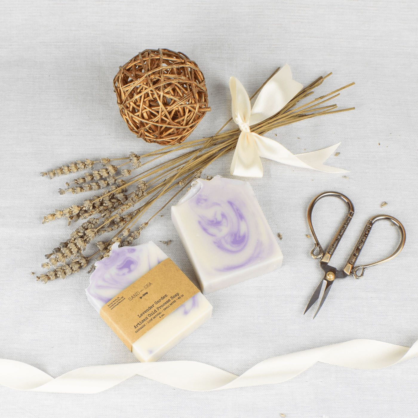 Best Mom in The World - Mothers Day Gift Basket - Handmade Natural Lavender Spa Gifts Set for Your Mom - Sand & Sea by Ashley