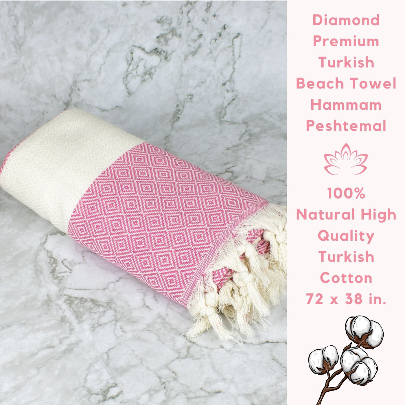 Hand Made Diamond Turkish Towel, Shop