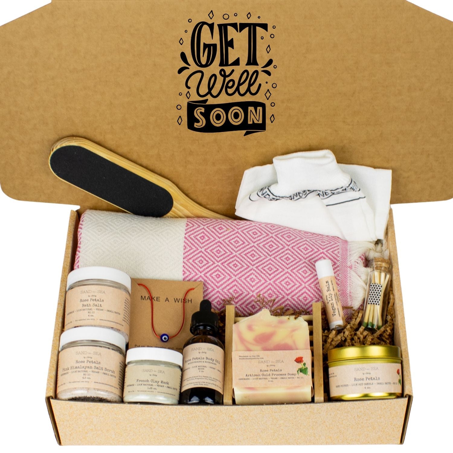 Get Well Soon Gifts for Women - After Surgery Recovery Basket Self Care Kit  with Care Package as the Ideal Present to Help Her Feel Better