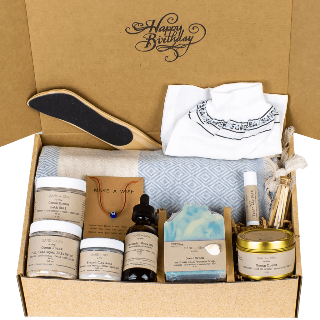 6-Piece Bath and Body Spa Gift Box for Women Relaxation Self Care Box –  Serenity Bath and Body Care
