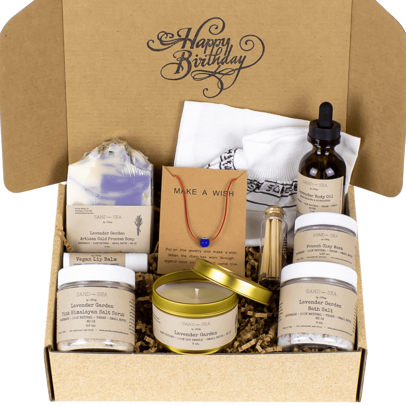 Festive Wishes Happy Birthday Gift Basket | It's Only Natural Gifts