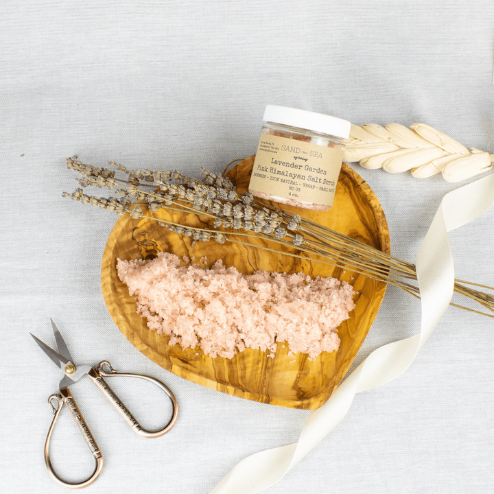 Lavender Garden Pink Himalayan Salt Body Scrub 4.5 oz - Sand & Sea by Ashley